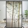 Китайский стиль бамбуковый пейзаж приватная оконная пленка бамбуковое искусство витражная пленка матовое окно статическое прилипание стеклянные наклейки