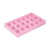 1PC, Flocking Jewelry Box Jewelry Tray, Color: Pink