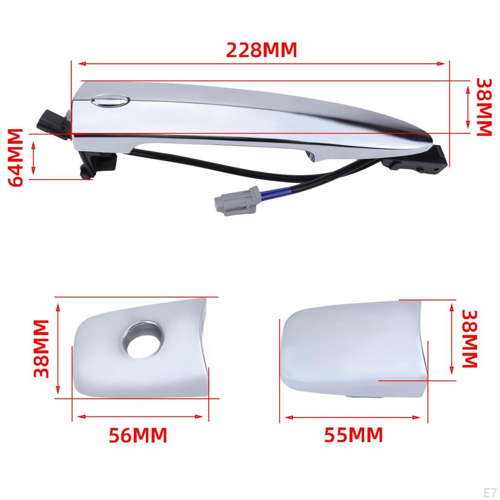 Прочный прямой запасных частей установки ручки 806409Н00А 806469Н00А передней двери автомобильный прямой