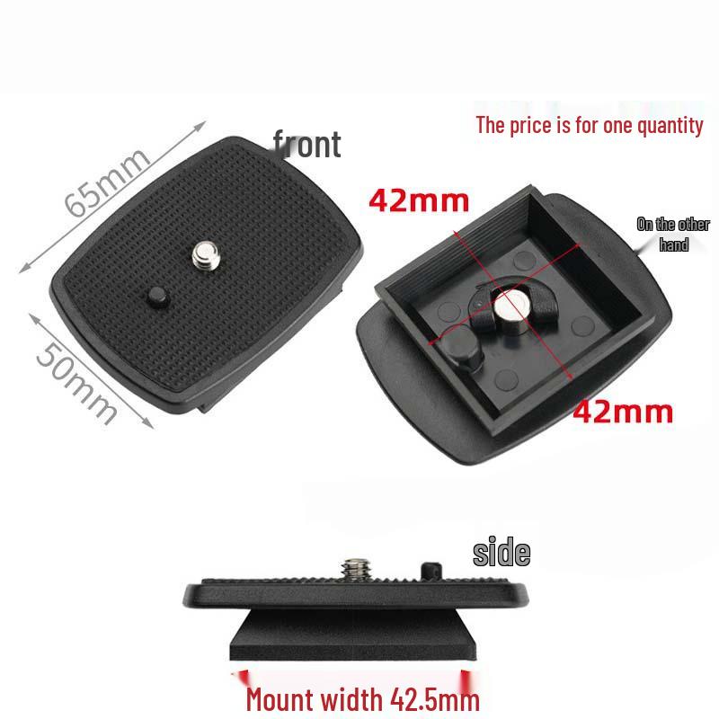 Tripod Quick Release Plate for Camera Gimbal, Buckle for Fishing Light, and Mobile Phone Holder Accessories