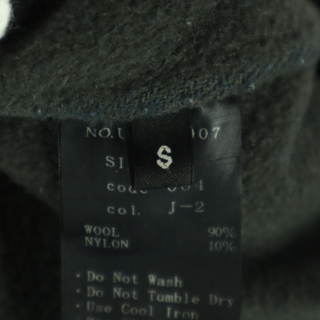 BLENHEIM Wool blend Long sleeve coat S Green system Hoodie Women Used