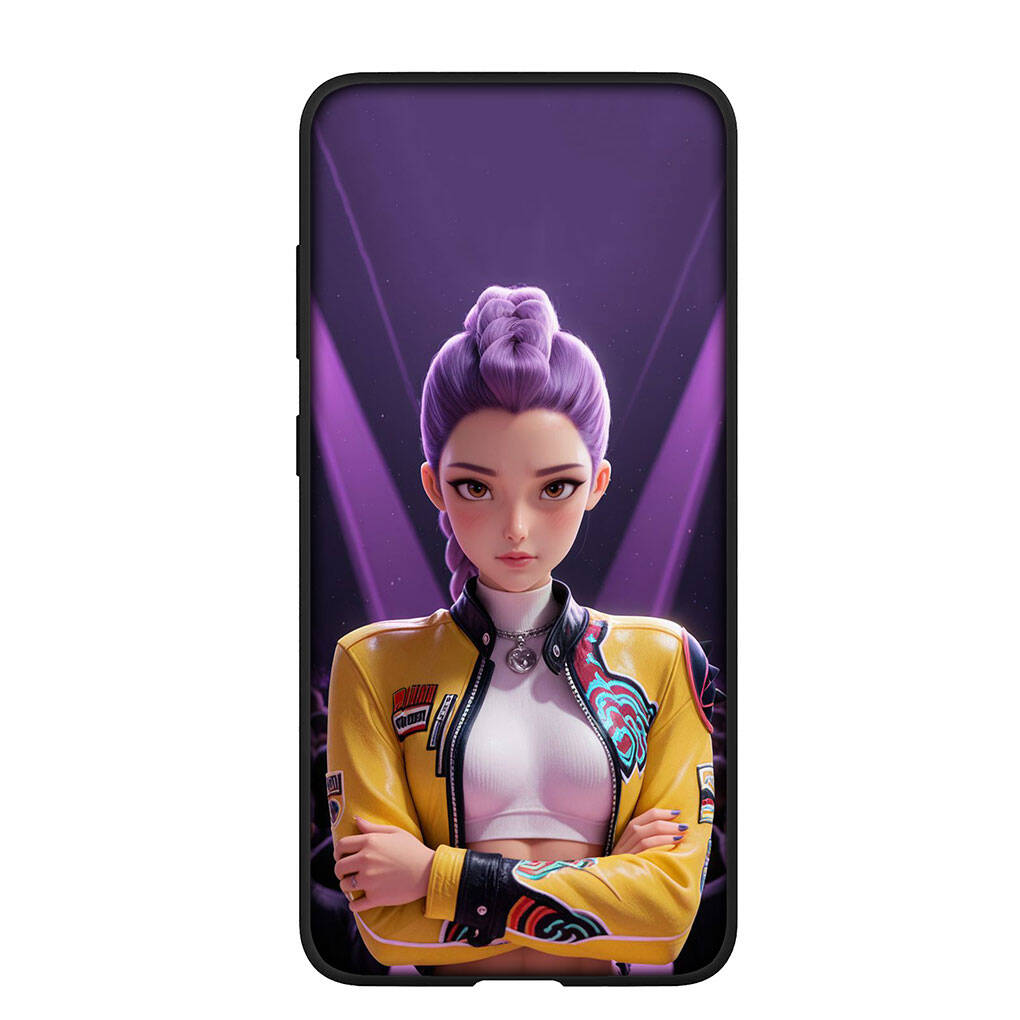 Phone Case for Samsung Galaxy S25 S23 S22 S24 Ultra FE A05 A06 A15 A16 A36 A37 A35 A54 A55 A56 A57 A25 A26 A53 A17 Zoey KPop Demon Rumi Hunter X Cover
