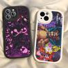 F-FNAF Пять ночей с Фредди Чехол для телефона для iPhone 16 15 14 13 Pro Max 11 12 Plus Кожаный Силиконовый Чехол