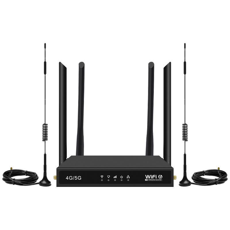 4G Metal Casing Wireless SIM Router with WiFi6 & Suction Cup Antenna for Home Use (UK/Europe) ED123