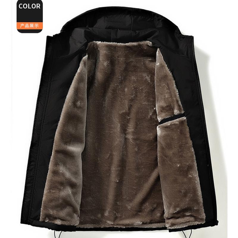Мужские зимние пальто Cozy Up, водонепроницаемая куртка, теплая флисовая парка, плащи с множеством карманов