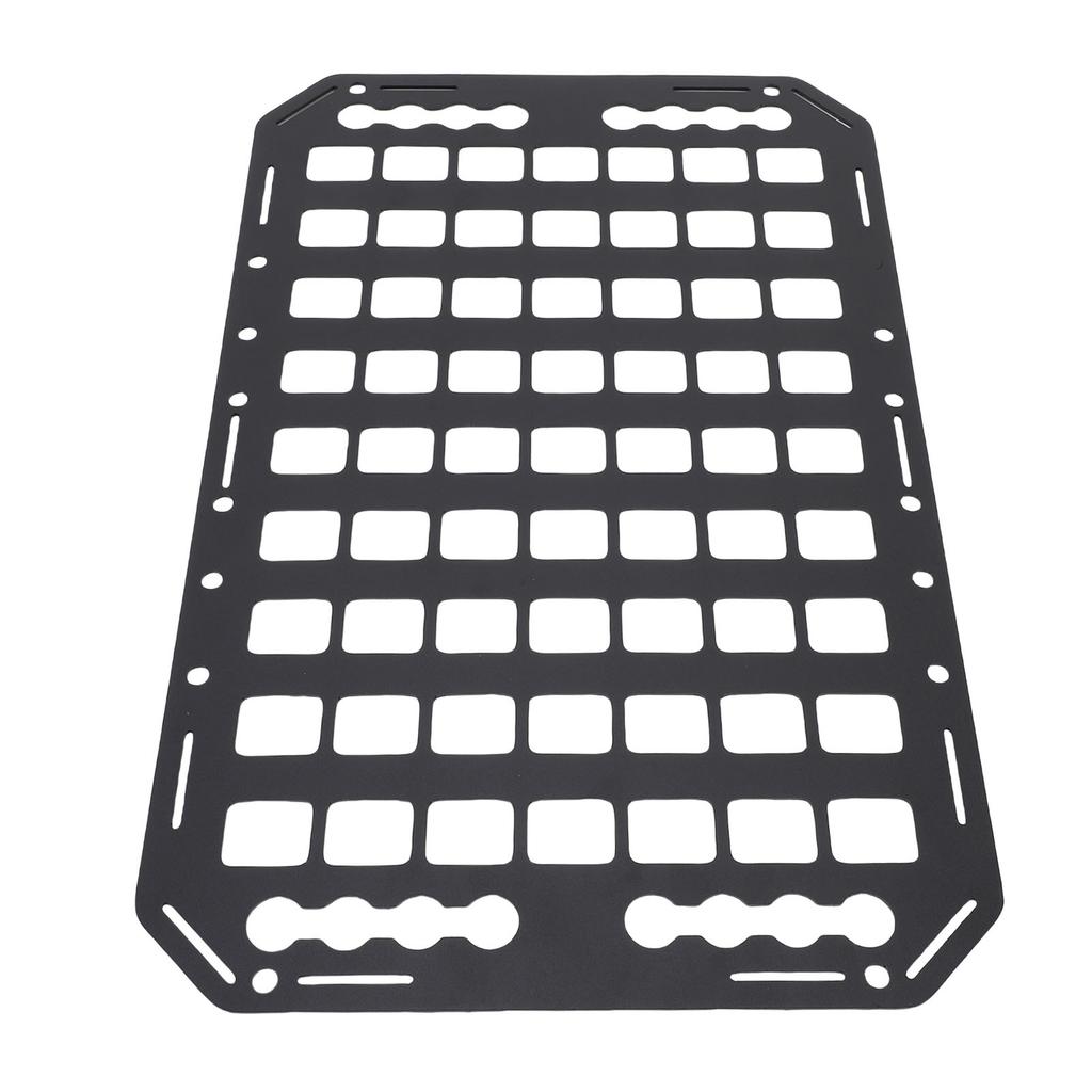 Truck Bed Molle Panel Aluminium Alloy Multifunctional L Track Storage Organizer for Car SUV RV 483x311x2mm