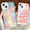 Shockproof Cartoon Graffiti Rainbows Love Case Full Cover Camera Protection Transparent Soft Phone Casing