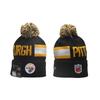 Winter Knit Beanie Men Women - NFL Eagles Cowboys Team Warm Acrylic Hat Adjustable Foldable Reflective