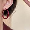 Большие круглые серьги-кольца Ankela Red для женщин, модные простые гиперболические геометрические круглые серьги-кольца, ювелирные изделия Brincos Bijoux Gift