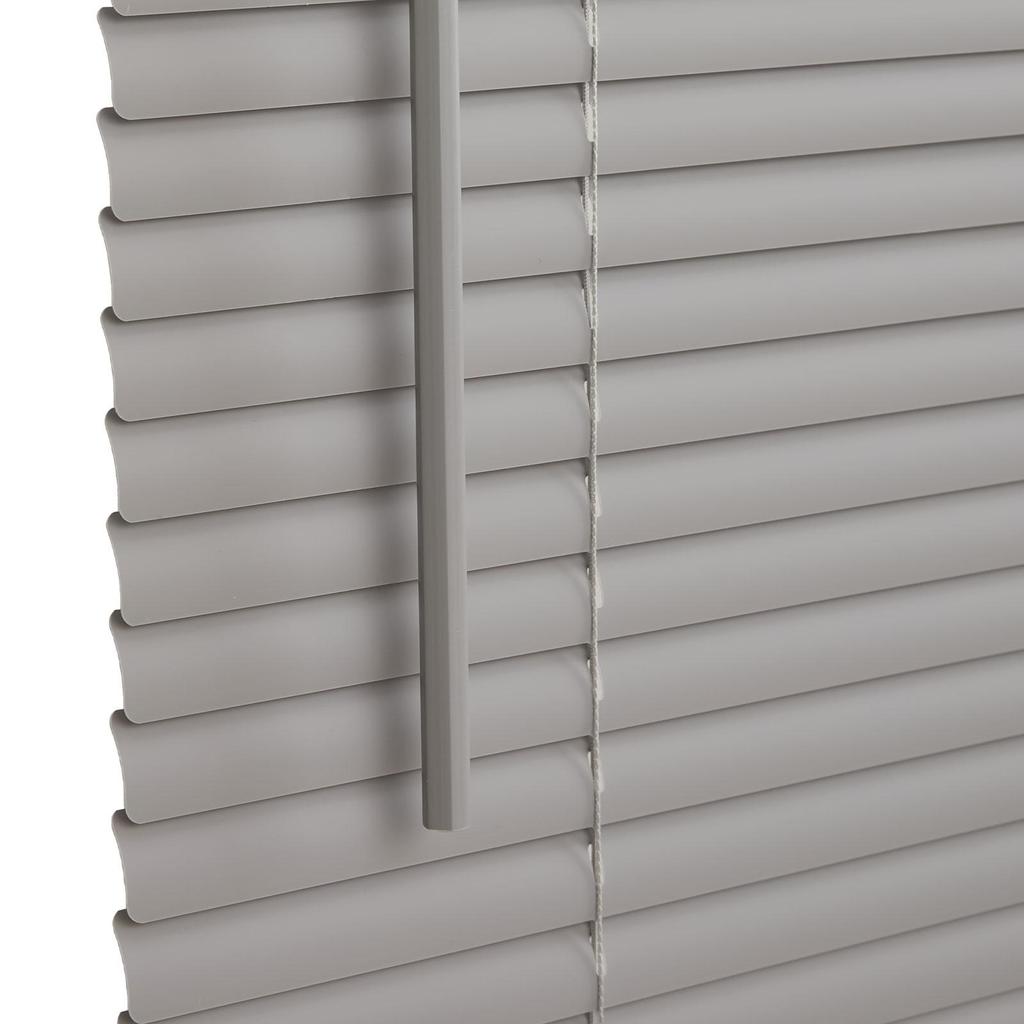 Grey PVC Venetian Blinds 45x150cm Light Filtering Window Shades for Home Office Indoor Window Decoration