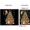 PVC Christmas Window Glass Stickers DIY Snowflake Wall Stickers Creative Santa Claus Decal  Window