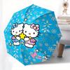 1pc Hello Kitty Winter StarsUmbrella with Plastic Handle,Suitable for All Seasons Home Travel Outdoor UmbrellaSanlio142
