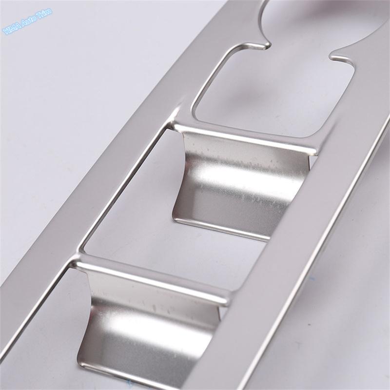 LHD Window Lift Switch Panel Adjust Cover Trim Stickers Strips Garnish Decoration Car Styling Fit For Mazda CX-5 CX5 2017 - 2024