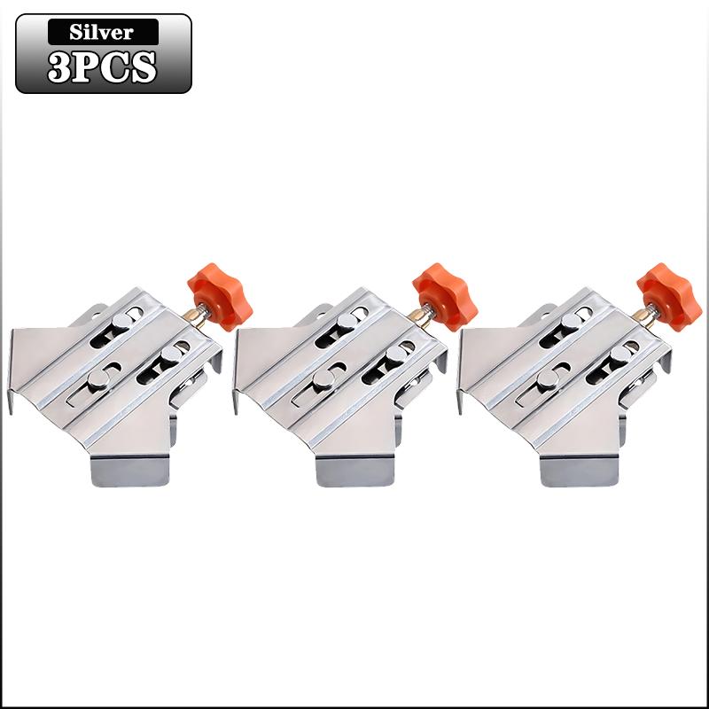 10 шт., нержавеющая сталь, 90-градусный угловой зажим, Т-образный, прямоугольный зажим, деревообрабатывающий, быстрый локатор, одноручный угловой зажим