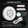 AABHZ1 Car Triangle Window LED Decorate Light Car Rear Window Atmosphere Lamp For Benz AMG CLA CLS C180 C200 W204 W205 Exclusive A C E