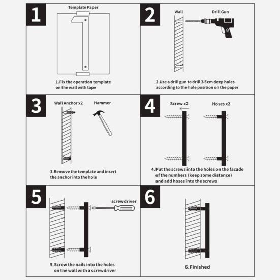 Черные номера домов, буквы с номерами дверей для наружных вывесок, простая установка, пластиковые матовые цифры, буквы, знак для почтового ящика домашнего адреса