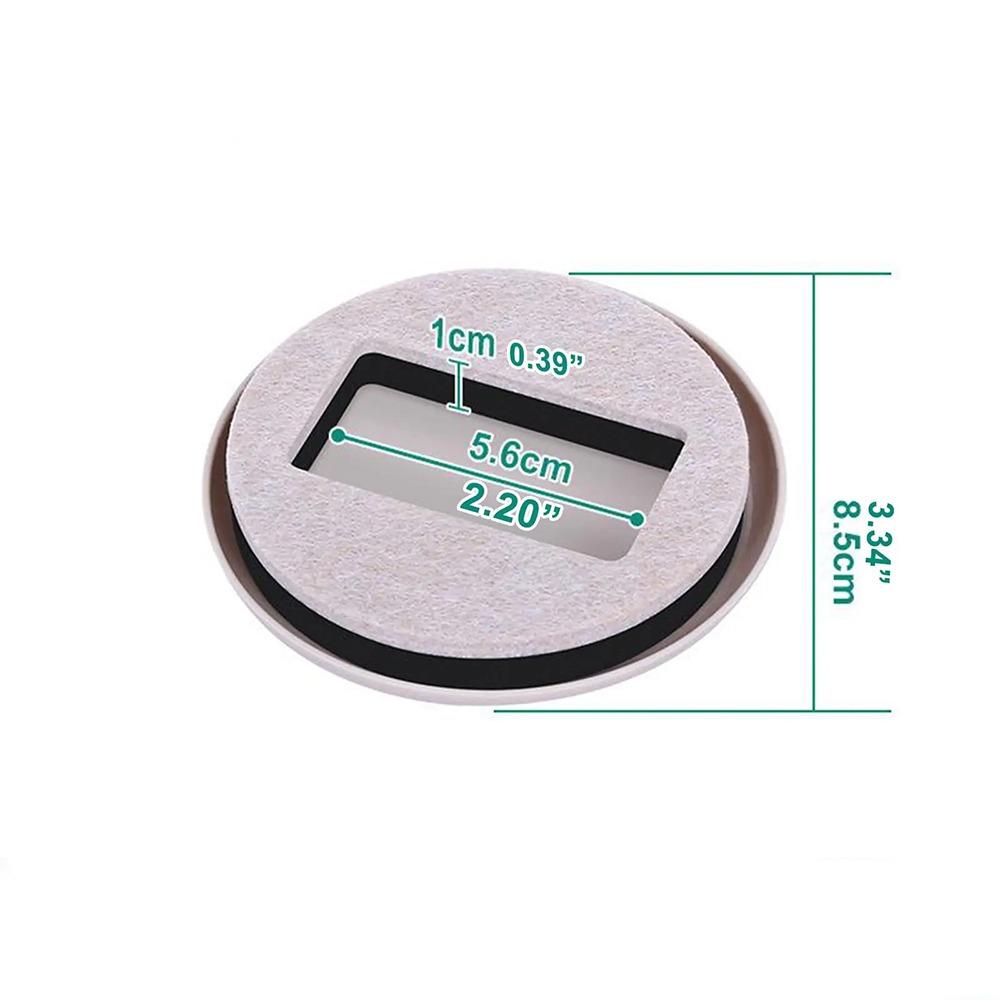 Reduce Noise Chair Caster Pads Anti-Sliding Couch Floor Protector Furniture Wheel Stoppers