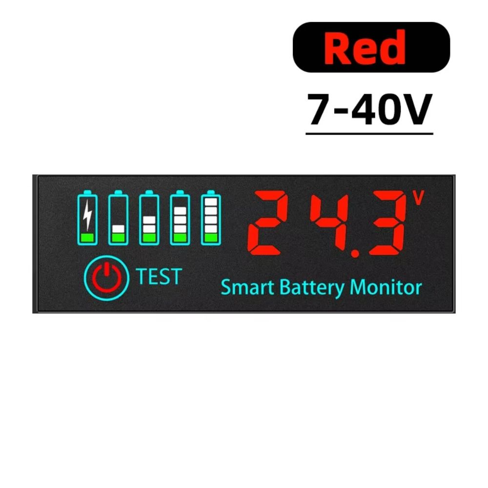 1Pcs Meter Module Lead Acid Battery Tester LED Display LCD Display Meter  Electronic