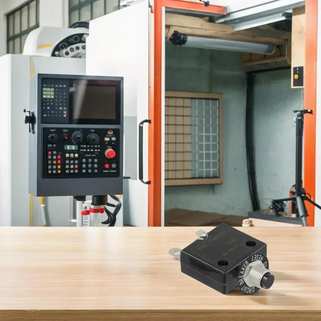 1pc 25A L1 Series Thermal Overload Protector Push Button Circuit Breaker Manual Reset Overload Protector For Home Appliances