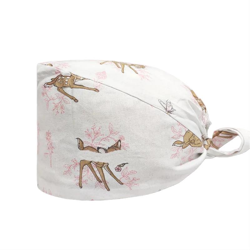 Унисекс Хлопковая Хирургическая Шапочка: Дышащий, Влагоотводящий для Стоматологов и Специалистов индустрии красоты