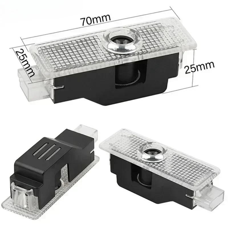 2/4 шт. Приветственная светодиодная лампа-проектор с лазерным логотипом для двери автомобиля для BMW E90 E60 E46 E93 F20 F21 F30 F31 F32 F33 F34 F15 F10 F01 F11