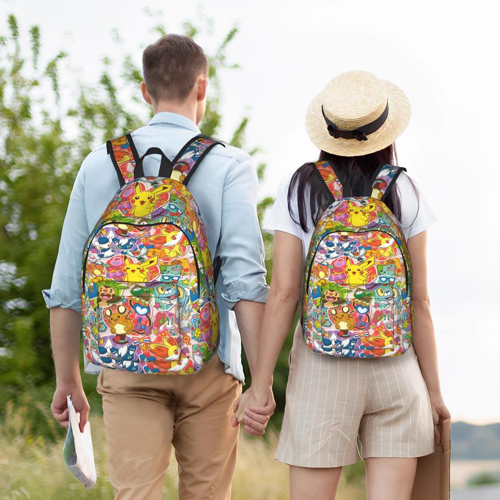 Модный мультяшный рюкзак на тему Покемонов Mochilas Супер Качество Туризм Ретро Моющийся Rucksack
