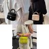 Chic Diamond Grid Chain Handbag 2024 New Style Popular This Year High-end Texture Urban Minimalist