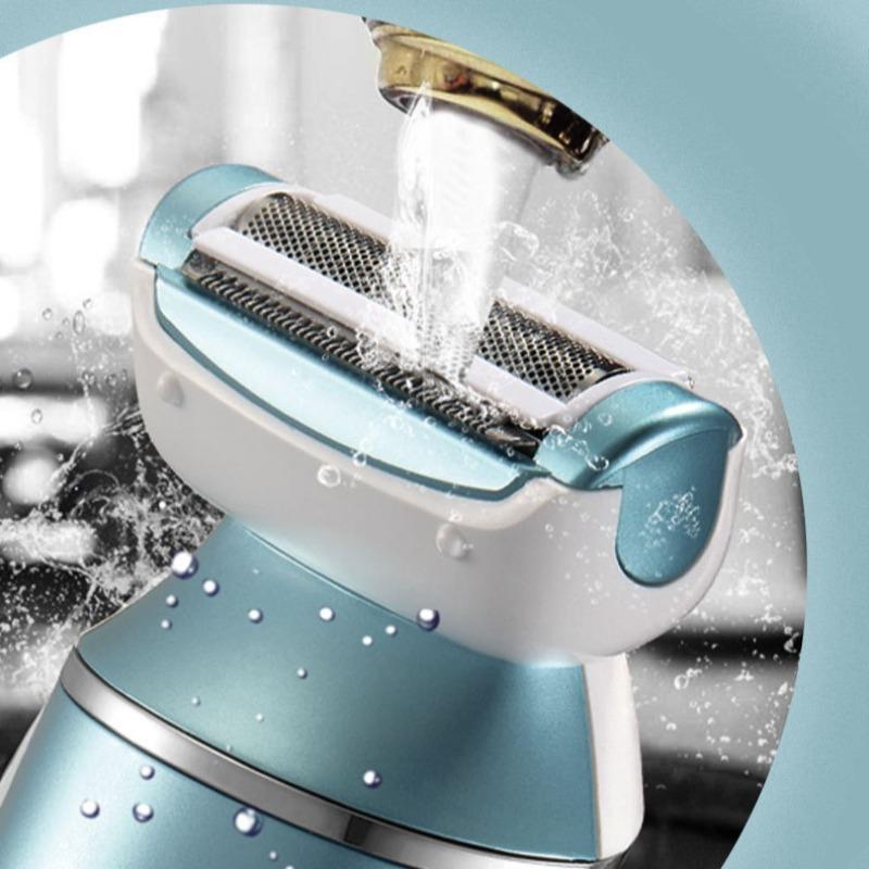 LCD Water Washing Female Full Body Hair Removal and Shaving Device, Leg Hair, Armpit Trimming, Eyebrow Trimming