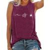 Однотонная майка без рукавов, весенне-летняя повседневная майка без рукавов с круглым вырезом, женская одежда
