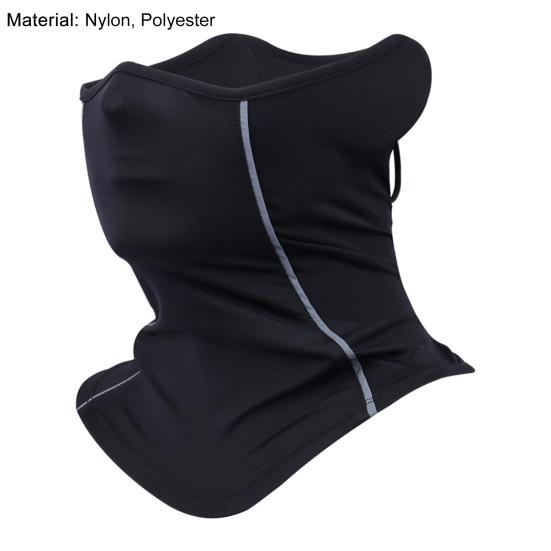 Дышащий велосипедный шарф для лица, светоотражающая полоска, полиэстер, защита от солнца, универсальный велосипедный шарф для улицы