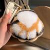 Stuffed Animal Tiger Tail Stuffed Keyring Love Plush Cat's Paw Pendant  Jewelry Gift