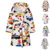 Children's Bathrobe Gold Velvet Boys And Girls Home Wear Autumn And Winter Sleeping Gown