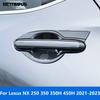Для Lexus NX 250 350 350H 450H 2022 2023 хромированная боковая ручка двери, крышка чаши, накладка, защитная наклейка, аксессуары для автомобиля