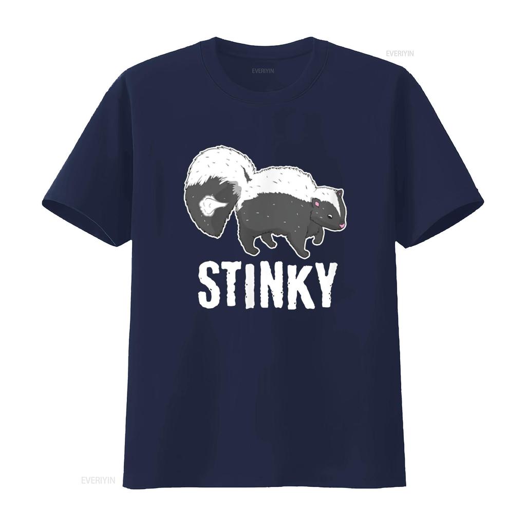 Stinky Skunk Smell Polecat Mammal Animal Lover Kids T Shirt vintage Washed homme Versatile Unisex Breathable fashion Stretched