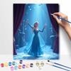 Disney Принцесса Эльза Цифровая Масляная Живопись Художественный Набор Ручная Роспись Домашний Декор