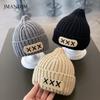 Baby Hat Autumn and Winter Infant Wool Hat Versatile Warm Versatile Knitted Warm Boys and Girls Pullover