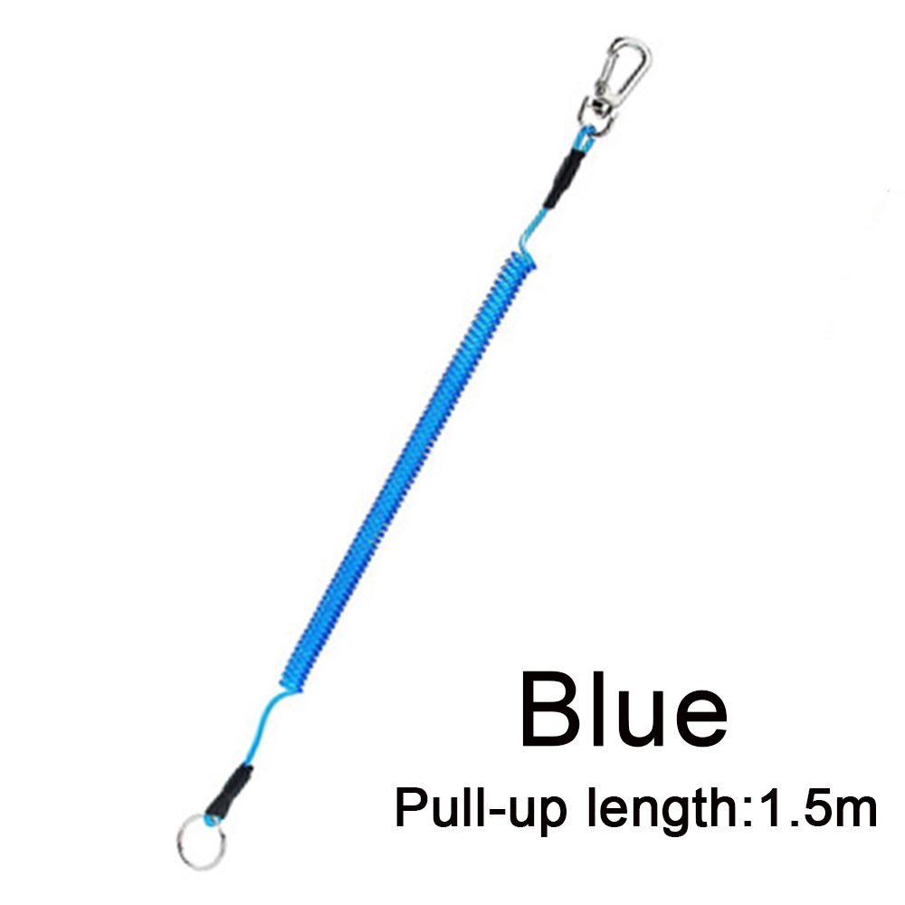 Tackle Security Gear Tool Spring Elastic Rope Portable Fishing Lanyards Anti-lost Phone Keychain