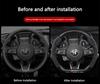 VDGLF1 Stickers Carbon Suede Car Steering Wheel Cover For Alfa Romeo GT 147 156 159 166 Giulia Tonale Stelvio Giulietta Mito Milano