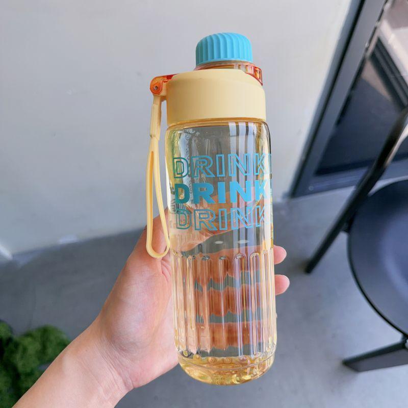 Water bottle simple hand cup high value will carry students men and women large capacity transparent kettle outdoor sports multi-function