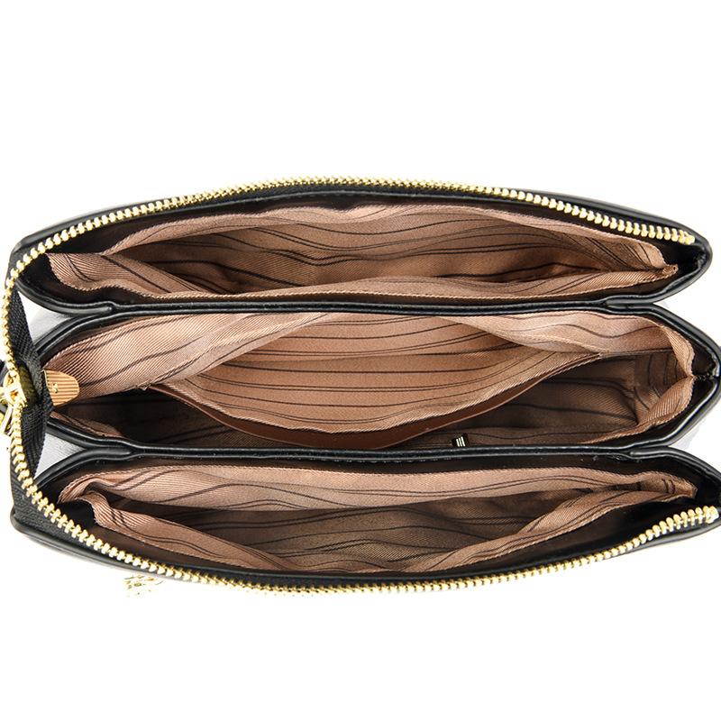 Женская сумка, новая, большая вместимость, сумка через плечо для мам среднего возраста, простая и универсальная, многослойная, маленькая сумка через плечо