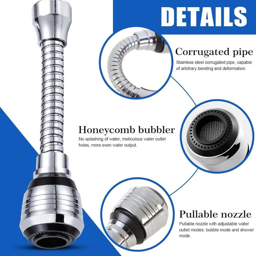 Гибкий душ для кухонного смесителя