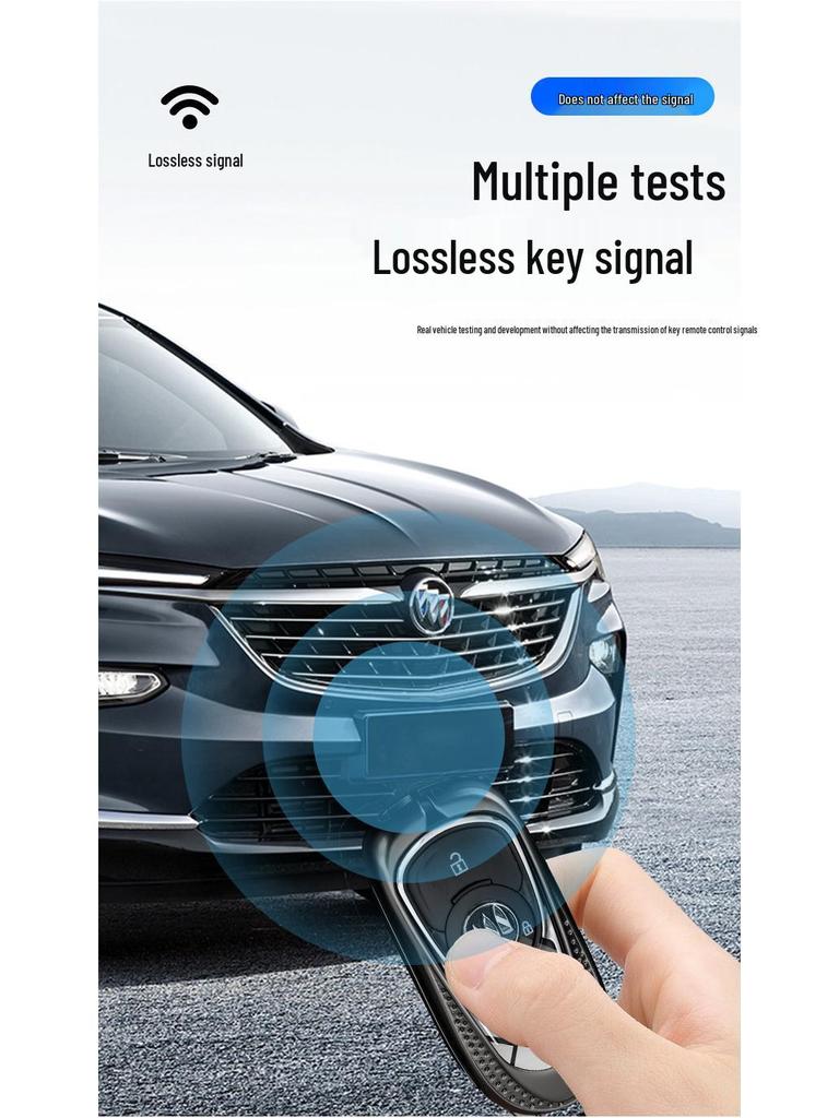 Buick Key Cover: LaCrosse, GL8, Regal GS, Envision, Enclave Full Wrap Protection