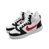 Nike Мужские кроссовки Court Borough Mid White Red Black Gym-Red 838938-104
