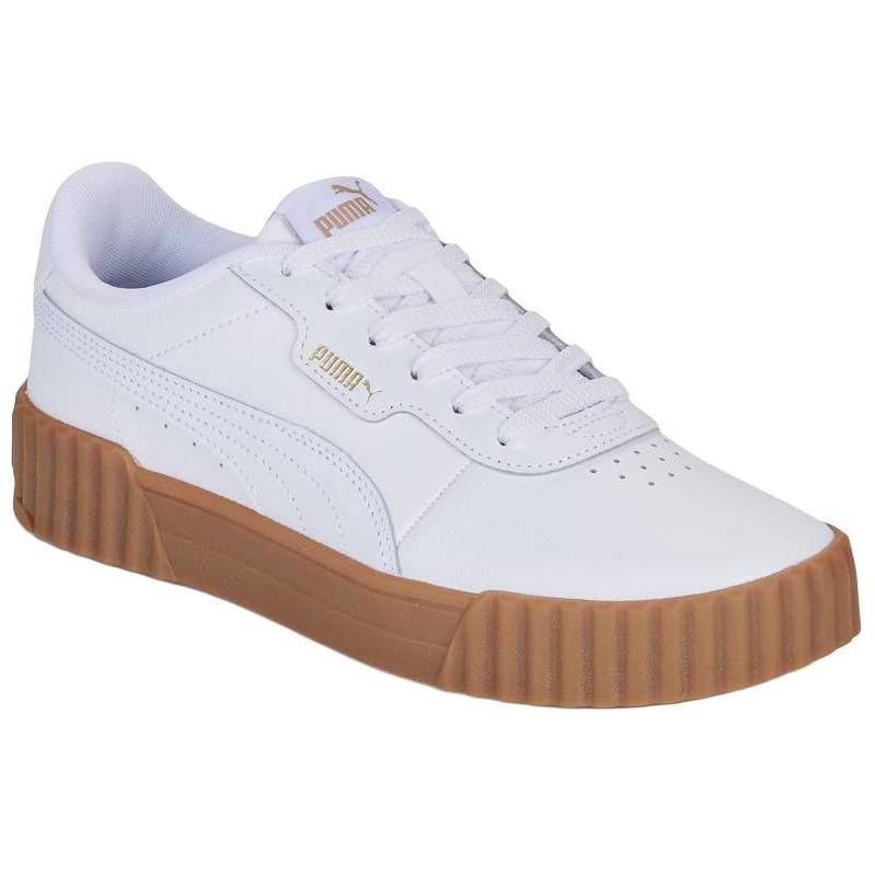 Puma Carina 3.0 Универсальные Удобные Прочные Низкие Кроссовки Женские Кроссовки Белые 400365-07