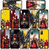Чехол для iPhone 17 16 15 Xiaomi Poco Redmi Note 14 13 12 11 Pro Max 9 16e Samsung Galaxy S25 S24 S23 OPPO Huawei Чехол для телефона Дедпул Росомаха
