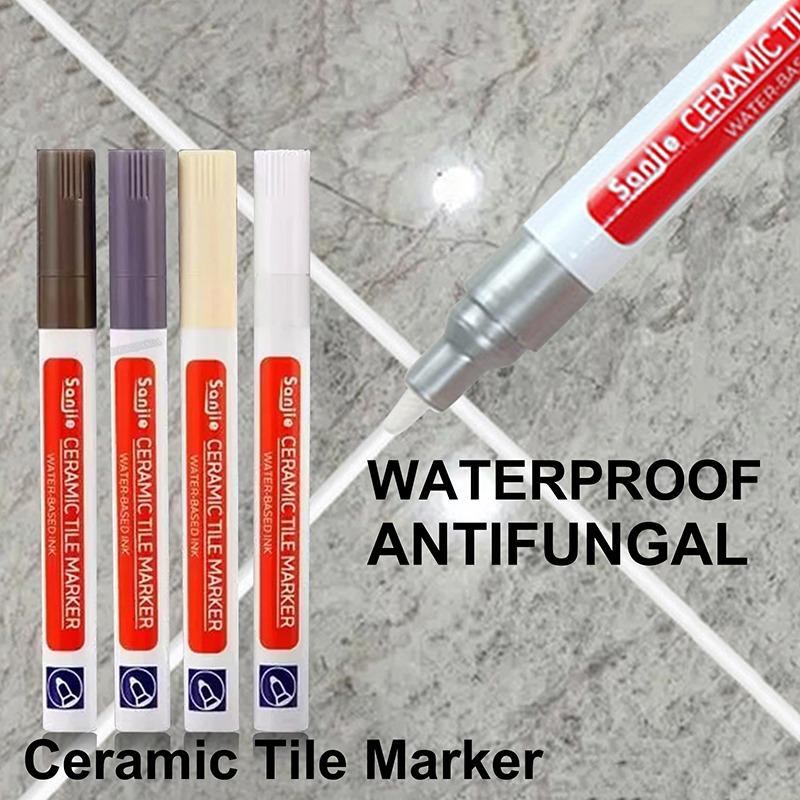 Водонепроницаемая белая затирка для плитки, маркер для затирки стен, ручка для дезинфекции швов, ручки для ремонта стен, пола в ванной
