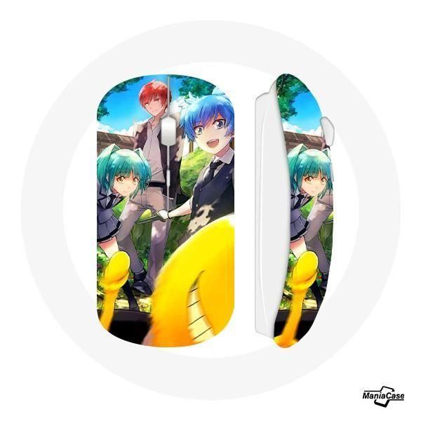Souris Sans Fil - Assassination Classroom - Blanc - Compatible Mac et PC - USB wifi - Sans fil