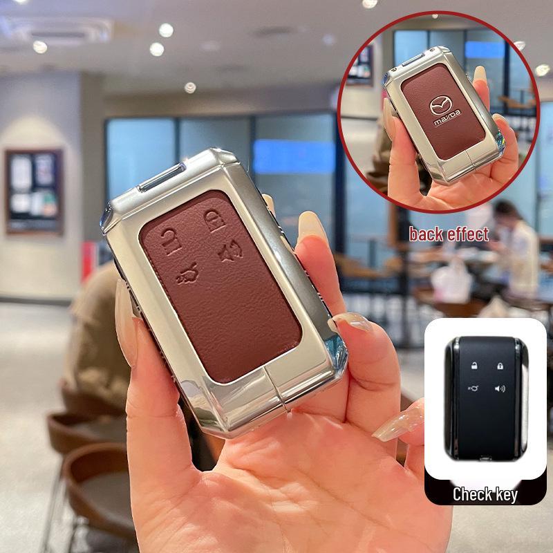 Куооо: Прочный, полностью закрывающийся чехол с пряжкой для брелоков Mazda EZ6 и пуль дистанционного управления автомобиля EZ60.