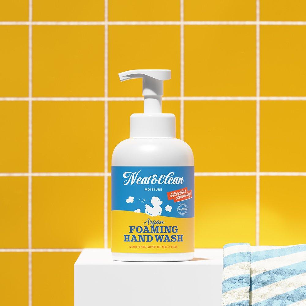 NEAT&CLEAN Argan High Moisture Moisture Foaming Hand Wash 500ml Foam