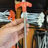 10pcs Heavy Duty Camping Stakes 8 Inch Ground Stakes Fixed Tent Peg Tent Stakes  Trampoline